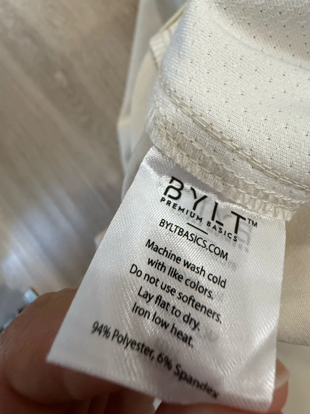 BYLT Premium Basics Kinetic Khaki Tan Short Performance Golf Minimalist S